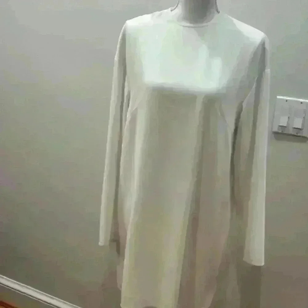 TIBI White Sheath Dress Size Medium - Picture 4 of 9